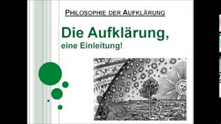 Die Aufklärung eine Einleitung [upl. by Klement]