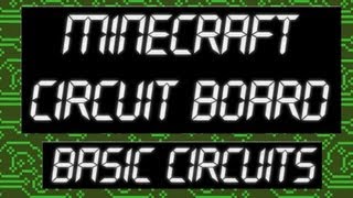 Basic Circuits Minecraft Circuit Board  World Download [upl. by Arak]