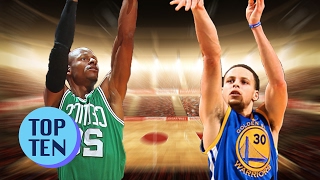 Top 10 3Point Shooters in NBA History [upl. by Nerty]