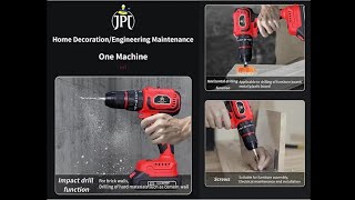 Unboxing Jpt Pro Series 21V Brushless Cordless Drill Machine [upl. by Nalehp]