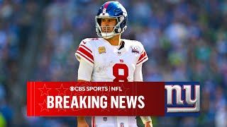 Giants release QB Daniel Jones where do they go from here  Breaking News [upl. by Boys]