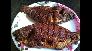 Masala Fish Fry Recipe  Tilapia Fish Fry Preparation  Kitchen Fusion [upl. by Airal964]