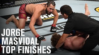 Top Finishes Jorge Masvidal [upl. by Odnomra]