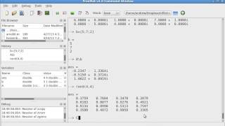 Octave amp FreeMat Tutorial  01  Basic Computations Assignments and Matrices [upl. by Suiravaj86]