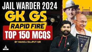 PSSSB Jail Warder 2024  Jail Warder GK GS Classes  Top 150 MCQs [upl. by Nohtahoj722]