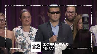 Wounded IDF soldiers honored at gala in Lower Manhattan [upl. by Zakarias]