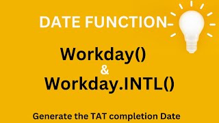 Workday Function in Excel Exclude Weekends and Holidays  How to Use WORKDAY Function in Excel [upl. by Homovec425]