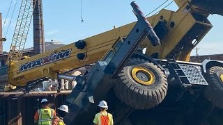 quot25Ton Mobile Crane Fails and Crashes onto Tower quot [upl. by Paten]