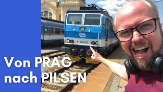 Mit dem EUROCITY von PRAG nach PILSEN  REISEVLOG trains travel zugreisen bahn reisevlog zug [upl. by Bunce83]