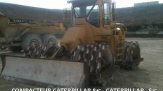 Compacteur à pieds de mouton CATERPILLAR 815 [upl. by Haydon44]