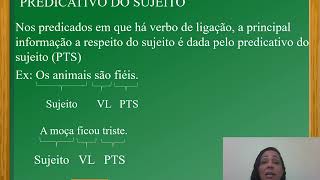 VERBO DE LIGAÇÃO E PREDICATIVO DO SUJEITO [upl. by Falo]