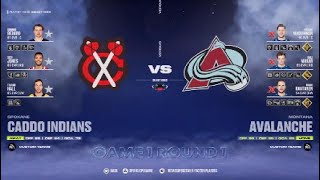 Spokane Caddo Indians VS Montana Avalanche l CNHL Playoffs Game 1 Round 1 [upl. by Ateinotna]