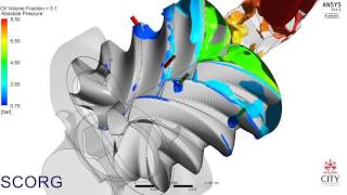 CFD Simulation of Oil Injected Twin Screw Compressor [upl. by Hsotnas]