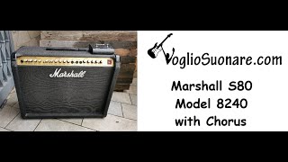 Marshall Valvestate S80 Bi Chorus 212 Vintage Amplifier Model 8240 [upl. by Norreg]