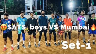 🔥League match🔥 SATS Hyderabad VS Mumbai SRM Chennai players amp Shoib team Shadnagar tournament [upl. by Belle]