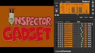 Inspector Gadget Theme MIDI  Sound Canvas VA [upl. by Arondell]