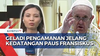 Update Persiapan Jelang Paus Fransiskus di Indonesia Ornamen Nusantara Terpasang di Gereja Katedral [upl. by Elish867]