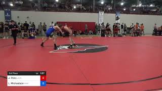 2024 U20 GrecoRoman World Team Trials Jared Thiry vs Lars Michaelson 87 KG 3rd Place Bout [upl. by Watkin]