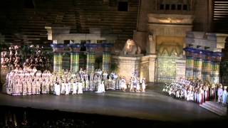 Arena Di Verona Aida 1913 07092014 [upl. by Robenia704]