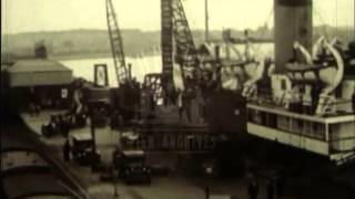 Film about a fleet of ferries crossing the Irish Sea 1930s part 1 of 2  Film 7561 [upl. by Budworth667]