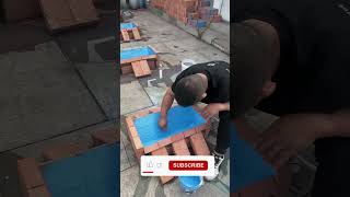 Amazing Process 💦 waterproofing part 479 easily solve problem short shorts waterproofing [upl. by Nesyla119]