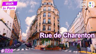 Rue de Charenton  Paris Walking Tour [upl. by Suiramad348]