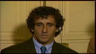 Interviews  Alain Prost Jean Alesi and Olivier Grouillard in french  en français [upl. by Tova746]