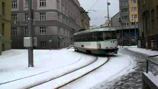 Straßenbahn Liberec 31122009  03012010 [upl. by Sivrahc581]