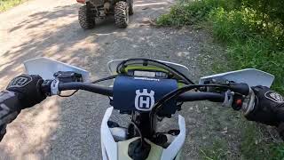 2024 Husqvarna TE 150 first ride [upl. by Herwig330]