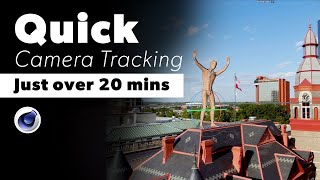 c4d tutorial  C4D Native Camera Tracking [upl. by Leila170]