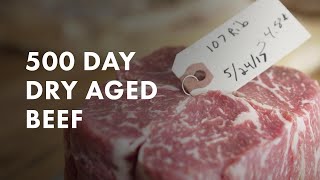 500 Day Dry Aged Beef Breakdown [upl. by Sidwel]