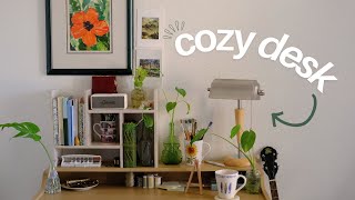 cozy desk tour  my must have planner pages ✎ᝰ ݁₊ ⊹ [upl. by Ayadahs]