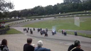 BSA Bantams and Norton Manxs Lydden 2809 Race [upl. by Nnasor]