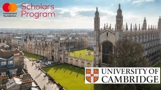 Mastercard Foundation Scholars Program at Cambridge University 2025 amp 2026 – Apply Now [upl. by Sher]