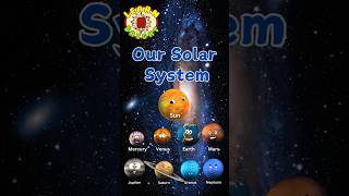 The Solar System Song  Learn Planets Name for Kids  Preschool Learning  Phonics Nursery Rhymes [upl. by Hanikas356]