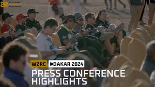 Dakar 2024 Press Conference Highlights  W2RC [upl. by Enixam663]