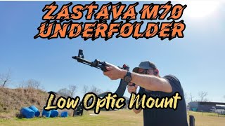 New Zastava M70 Underfolder Low Optic Mount [upl. by Adlog317]