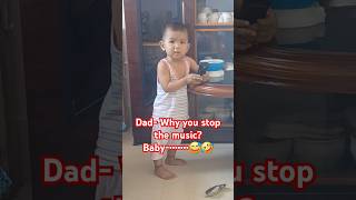 Baby viral conversation with dad🥰😍🤣🤩 baby shorts [upl. by Woolley]