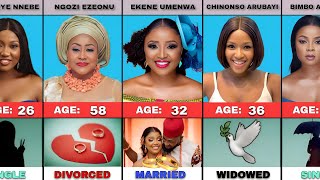 100 Nollywood Actresses Real Ages and Their Marital Status  Single Married Divorced [upl. by Aivatnuahs]