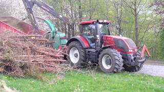 Valtra S353 mit Hem 501 HackerTannen Hacken quotHDquot [upl. by Anitel]