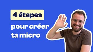 Les 4 étapes pour créer ta microentreprise gratuitement [upl. by Oyr91]