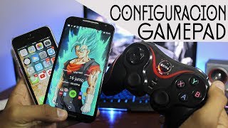 CONFIGURACION DE UN GAMEPAD PARA ANDROID Y IOS 2017  JoseAndroid [upl. by Ahsinnod31]