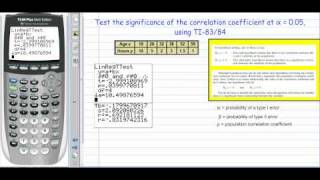 Test Significance of Correlation Coefficient wTI8384 [upl. by Ecilahs628]