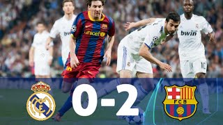 Real Madrid vs Barcelona 02 20102011 UCL Highlights [upl. by Alan268]