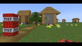 Minecraft  TNT Village [upl. by Hayidan]