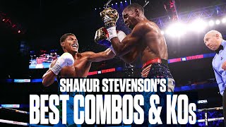 Shakur Stevensons Best Combinations and Knockouts  FIGHT HIGHLIGHTS [upl. by Edrock892]