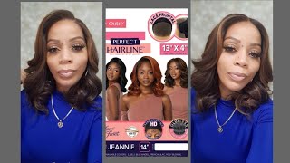 NEW Outre quotPerfect Hairlinequot Jeannie  Lace Frontal Wig  Drst Chocolate Swirl [upl. by Yraeg166]