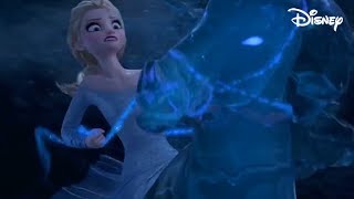 Frozen 2  Elsa Tames The Nokk The Water Spirit Clip  HD 1080p Blu Ray [upl. by Etireuqram]