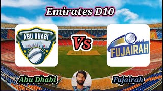 Abu Dhabi v Fujairah  Match 38  Emirates D10 [upl. by Quenna]