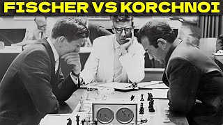 Bobby Fischer vs Viktor Korchnoi  Fischer showing his excellence in Ruy Lopez Defence [upl. by Nysilla171]